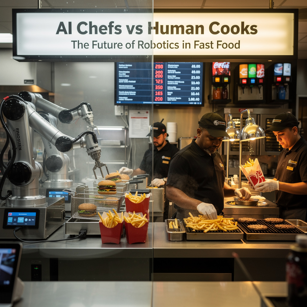 AI Chefs vs Human Cooks: The Future of Robotics in Fast Food
