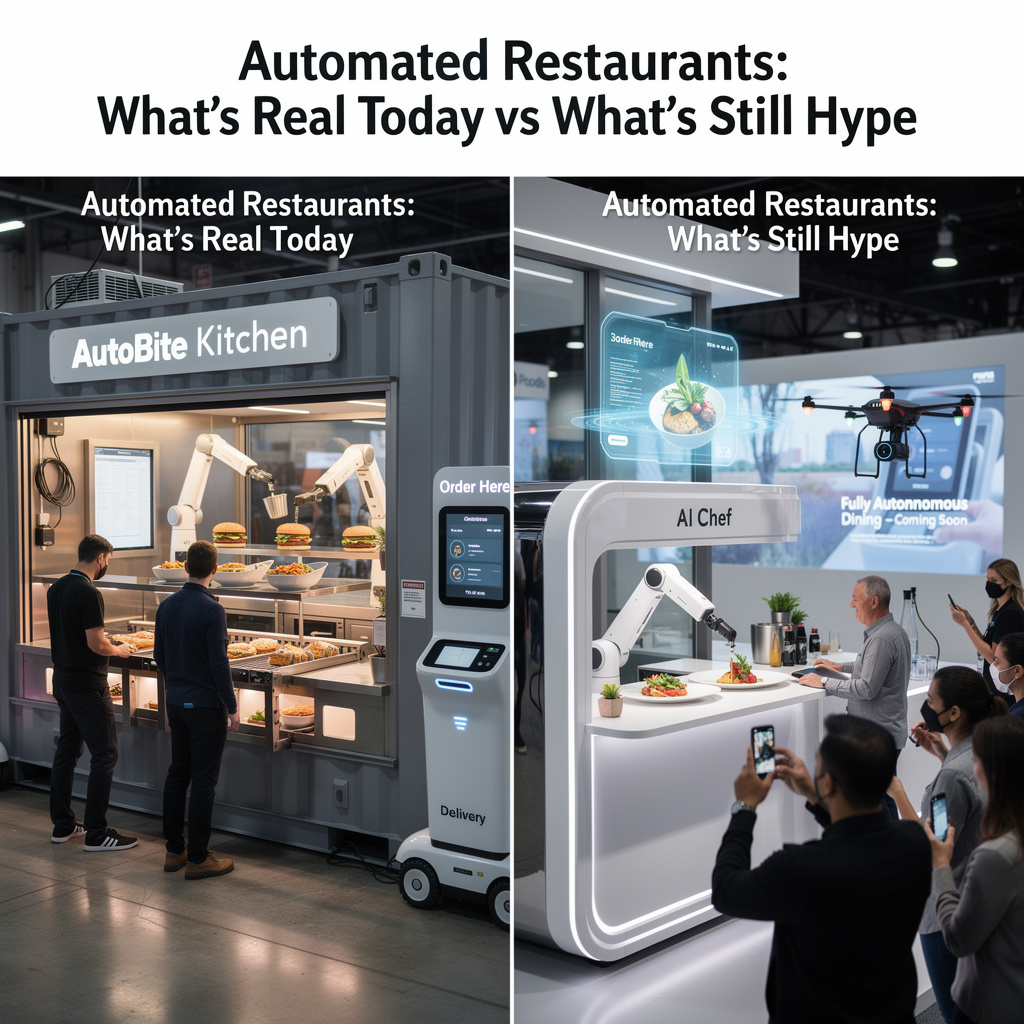 Automated Restaurants: What’s Real Today vs What’s Still Hype